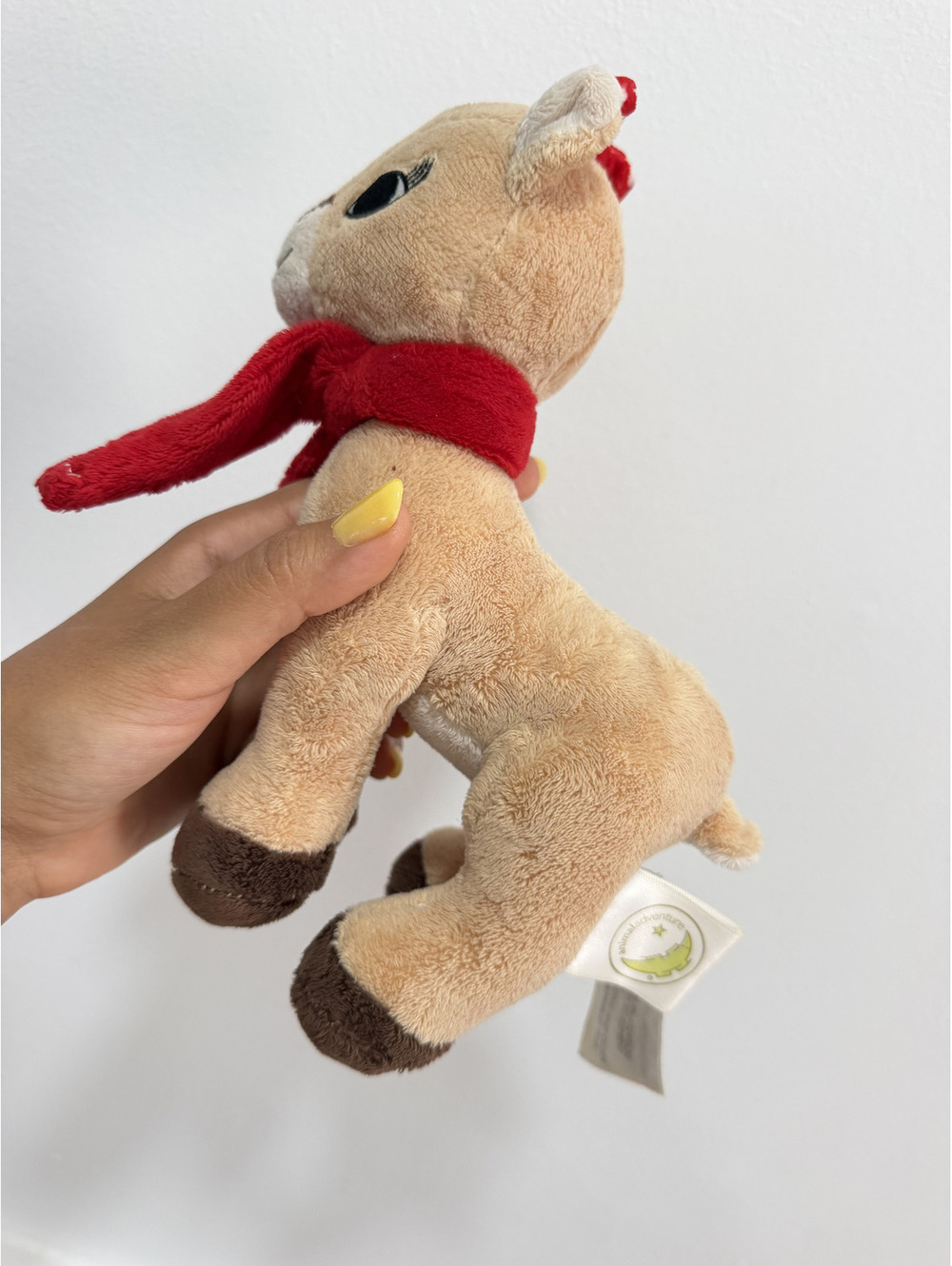 Clarice from Rudolph the Red Nose Reindeer 9" Stuffed Plush Animal Toy Red Bow